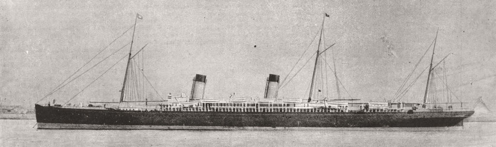 ATLANTIC.SS Teutonic has made fastest passages record,westwards Eastwards , 1891