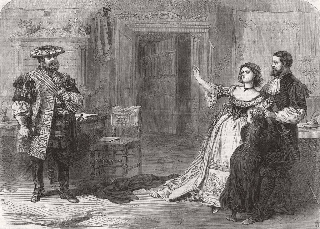 THEATRE. Amateur performance at Adelphi. Sheep in wolf's clothing 1867 print