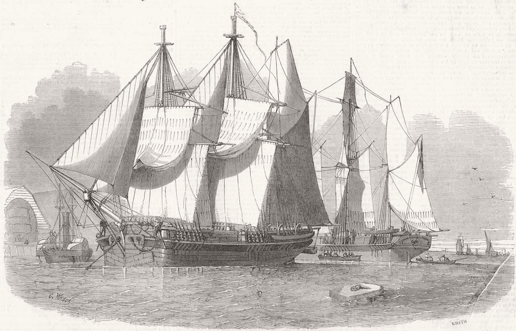 Associate Product ARCTIC.Return of Capt Sir James Rosss expedition-Enterprise & Investigator, 1849