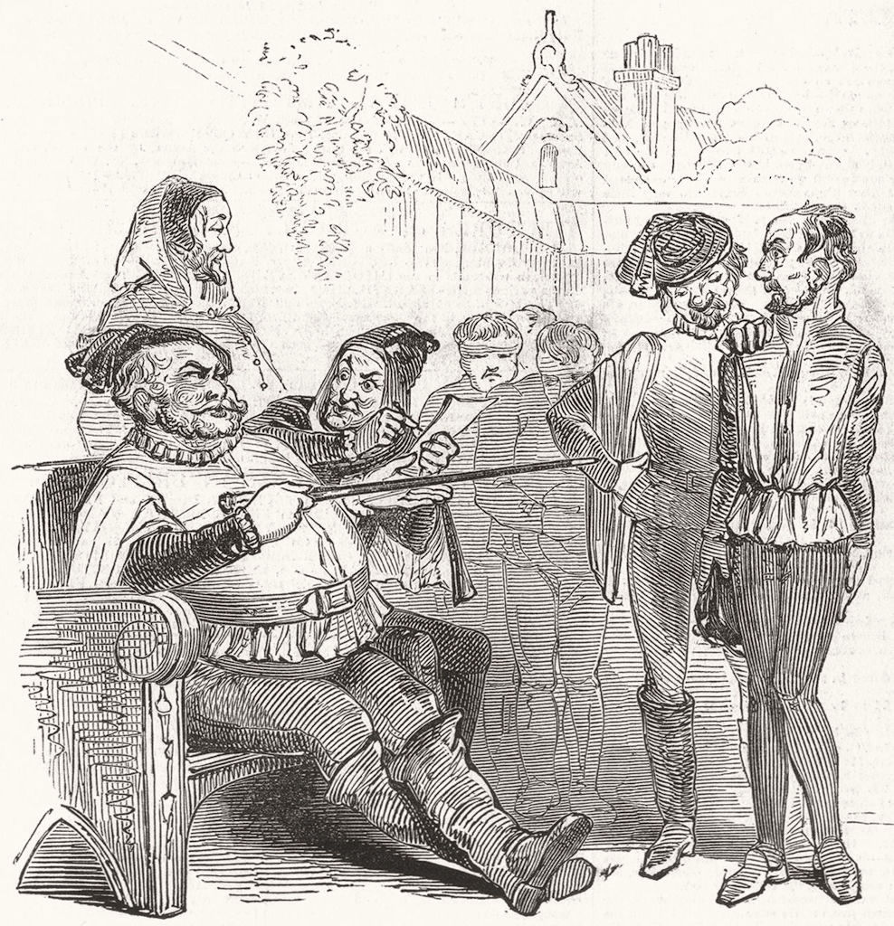 Associate Product SHAKESPEARE. Falstaff's Recruits before Justice shallow-King Henry IV pt 2, 1847