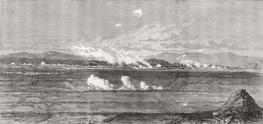 BULGARIA.Battle of Dzuranli nr Eski Sagra (Stara Zagora).Turkish positions 1877