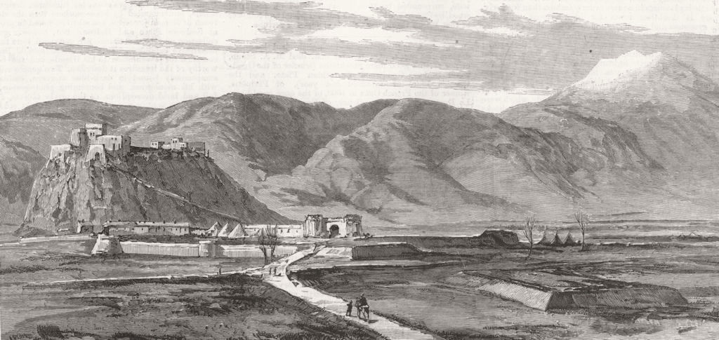 QUETTA. N-W Frontier India. Advanced British Military Stn Afghanistan 1885