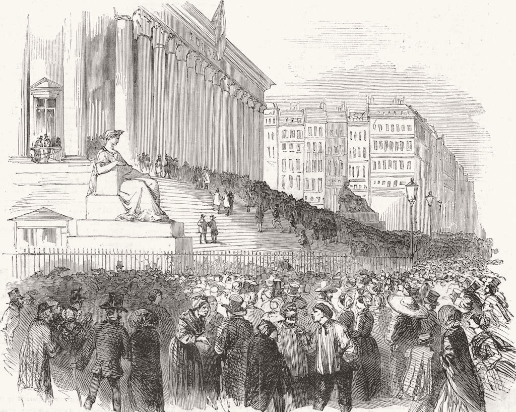 Associate Product FINANCE. Conversion of French 5 per centsrentes-excitement at Bourse, 1852