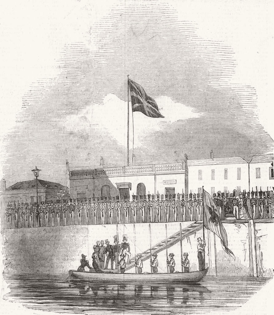 Associate Product RUSSIA. Departure of the emperor of Russia-the embarkation at Woolwich 1844