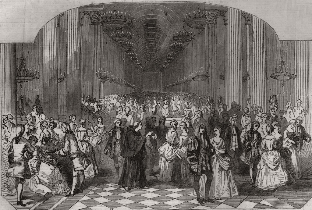 Drama Marco Spada at the Princess Theatre. Prince Orsini palazzo boardroom, 1853