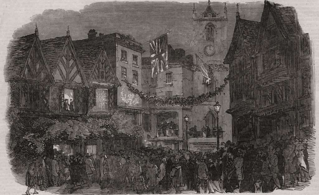 Associate Product Chester fete celebrating marriages of Earl Grosvenor & Sir Watkin Wynn, 1852