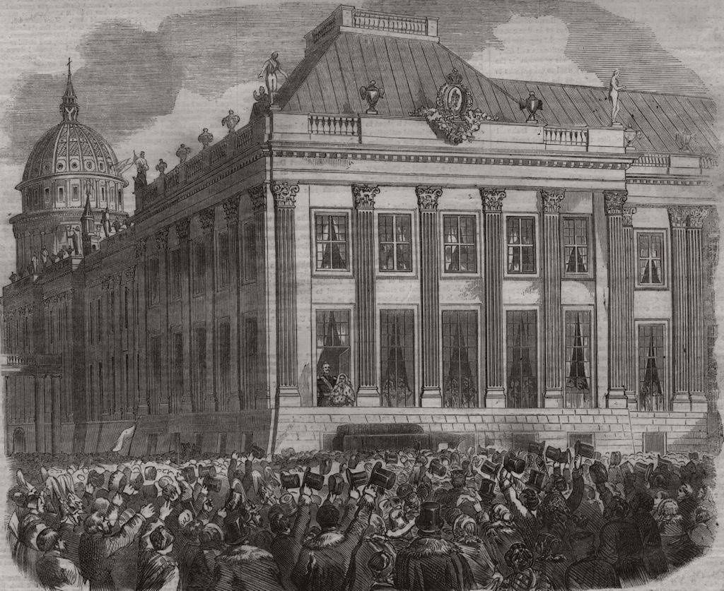 Associate Product Prince & Princess Frederick William. King's Palace, Potsdam. Brandenburg, 1858
