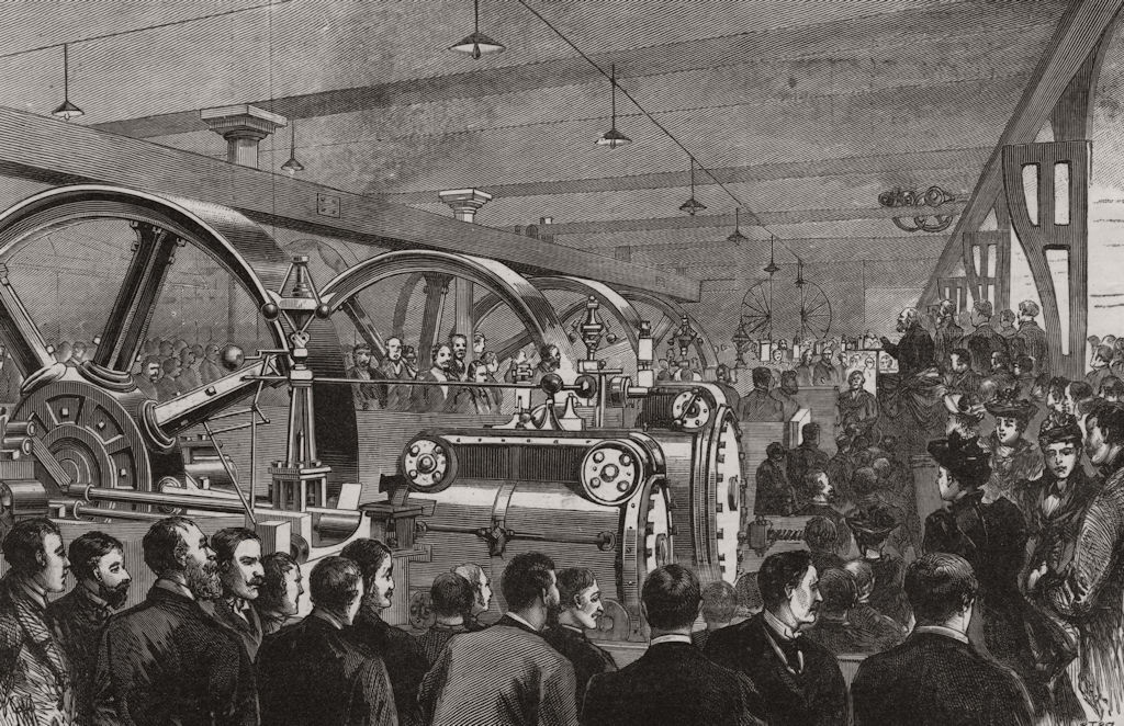 Lord Salisbury opening of the Liverpool Docks Overhead Electric Railway, 1893