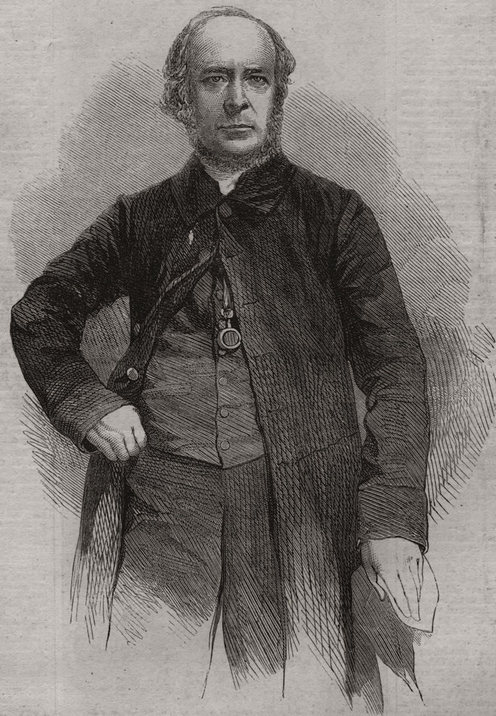 Associate Product The Rev. Charles Prest, President of the Wesleyan Methodist Society, print, 1862