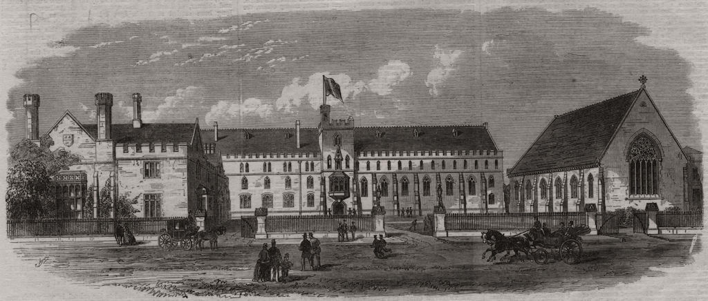 Tonbridge Grammar School, maintained by the Skinners' Company of London, 1866