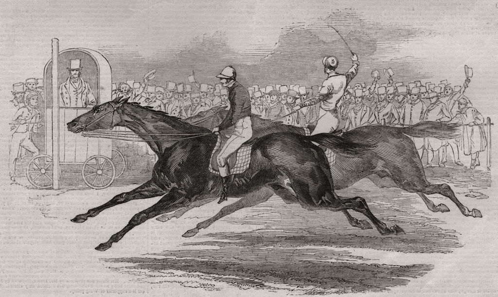 "The Ugly Buck" & "The Devil to Pay". 2000 Guineas, Newmarket. Suffolk 1844