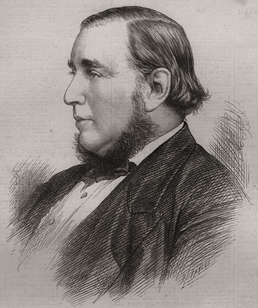 The claimant in the Tichborne trial. Portraits, antique print, 1871