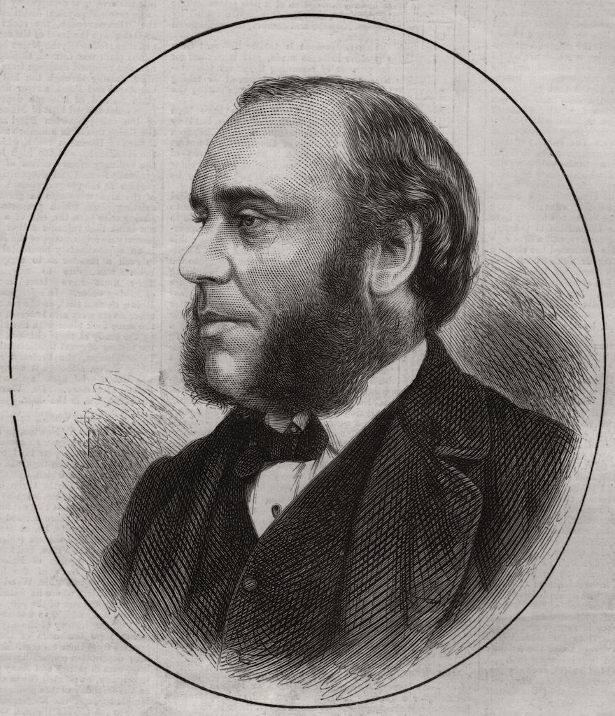 Mr. W. H. Smith, M. P. Financial Secretary to the Treasury. Portraits 1874