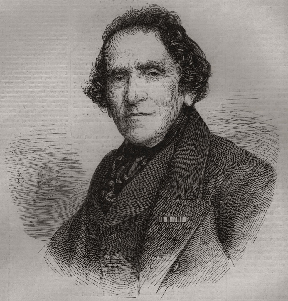 Associate Product Giacomo Meyerbeer. Portraits, antique print, 1862