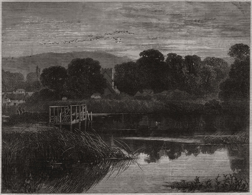 The Turner gold medal prize landscape of the Royal Academy. Landscapes 1868