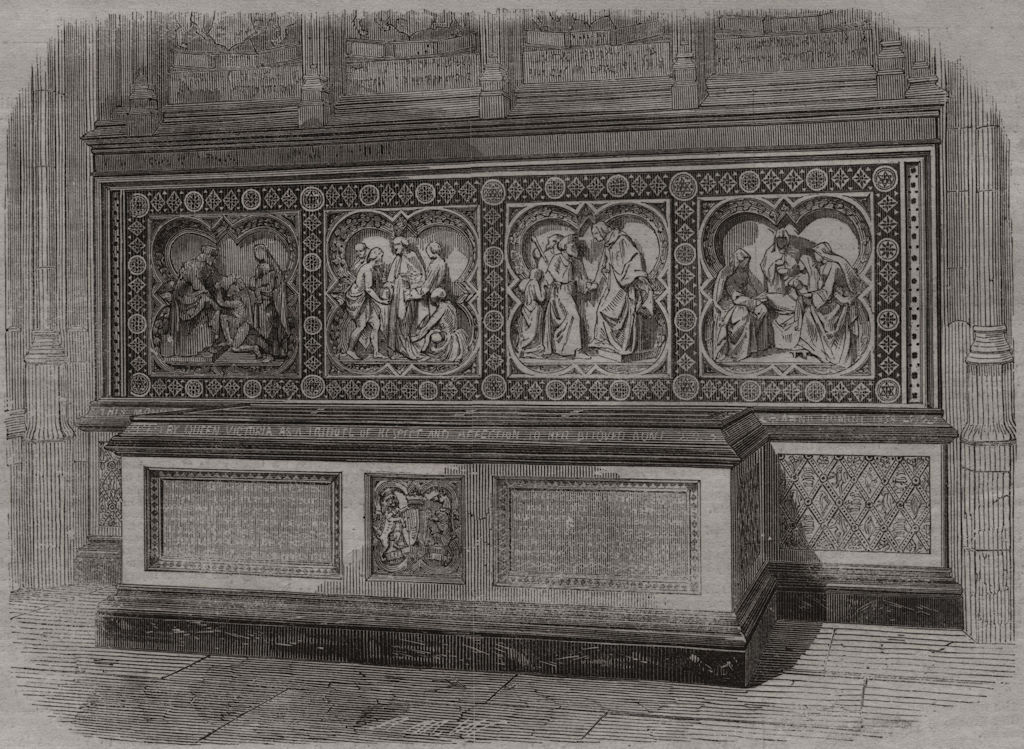 Associate Product Monument to the Duchess Of Gloucester, in St. George's Chapel, Windsor, 1861