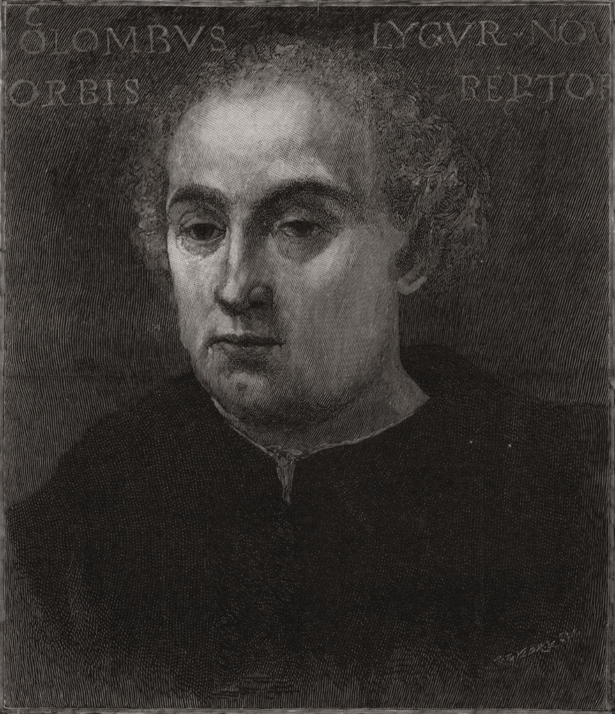 Portrait of Columbus, by Sebastian del Piombo, recently discovered at Como, 1891