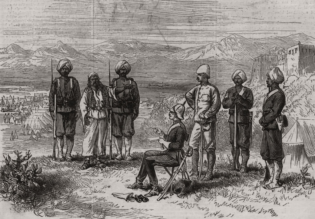 Afghanistan war: Neville's Picket, Mathura Thana - an enemy deserter 1878