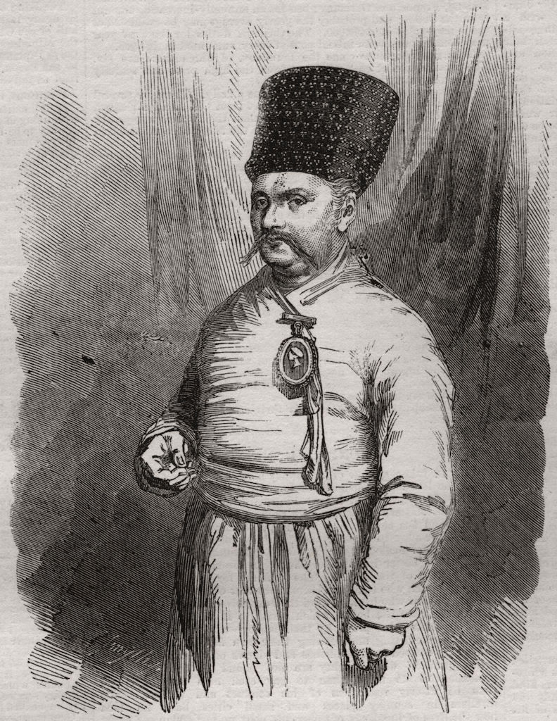 Associate Product Sir Jamsetjee Jejeeboy. India, antique print, 1856
