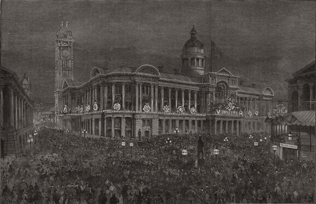 Associate Product Queen Victoria's visit to Birmingham: the Council House & Art Gallery, 1887