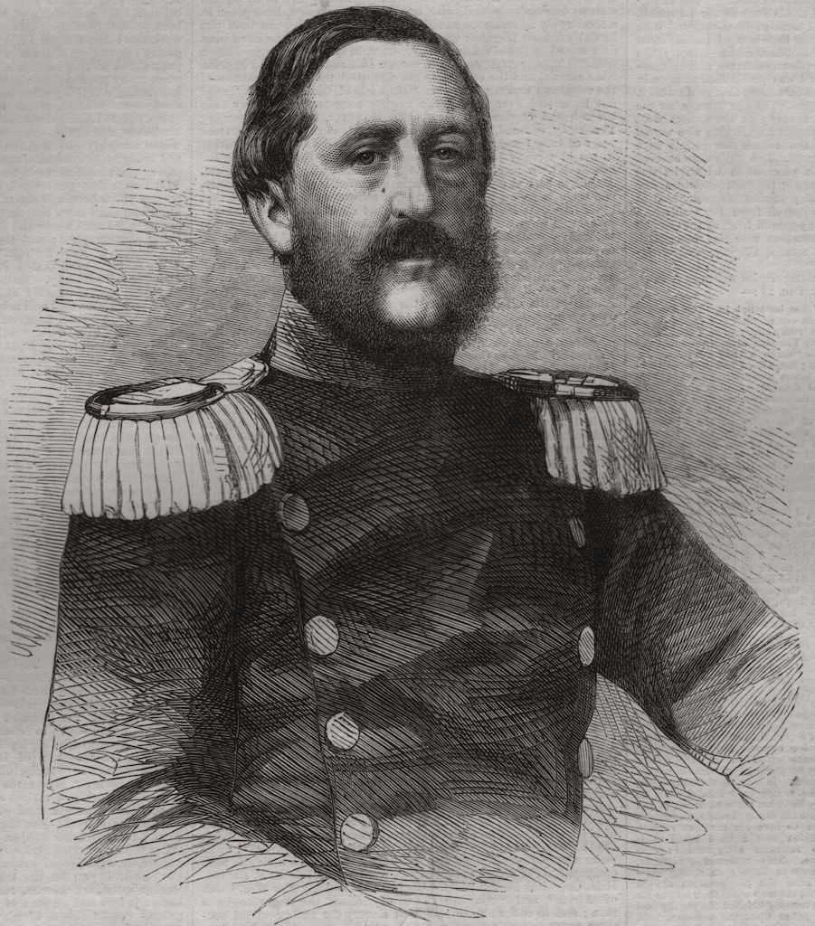 Schleswig-Holstein. Prince Frederick Augustenburg claimant to the Duchies 1864