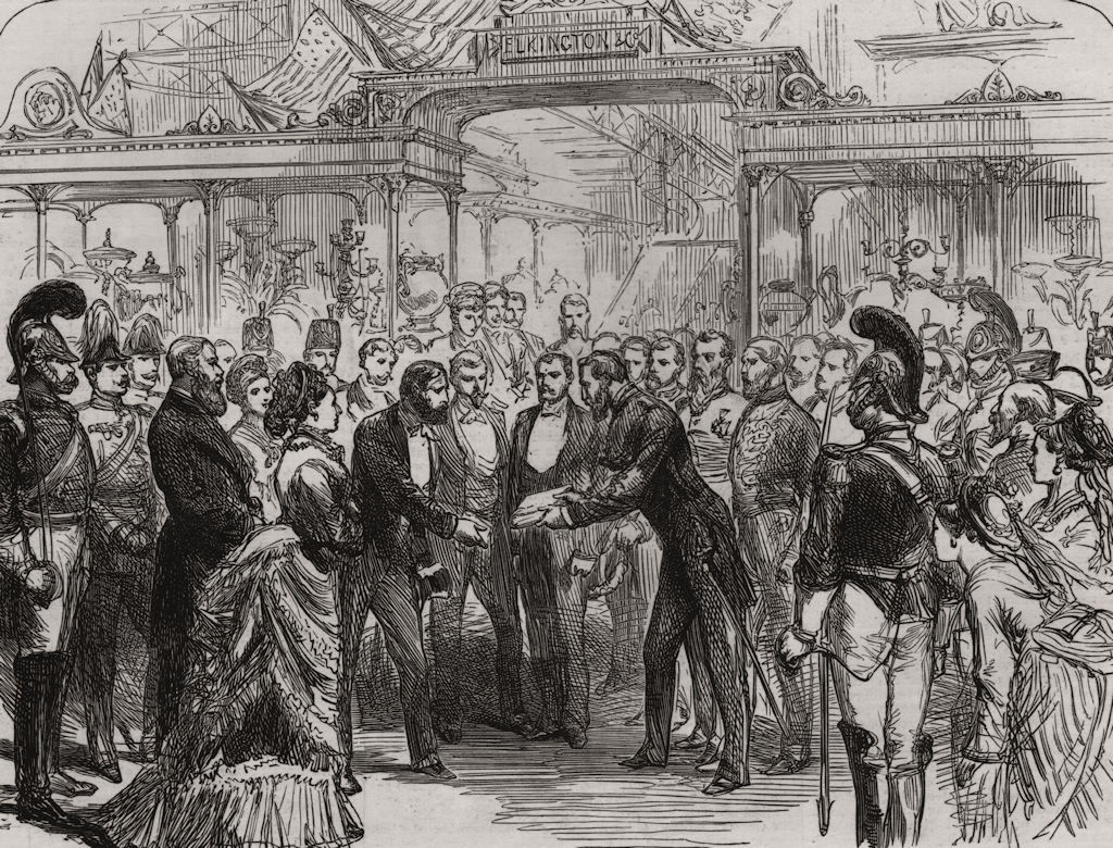 American Centennial Exhibition. Col Sandford President Grant. Philadelphia 1876