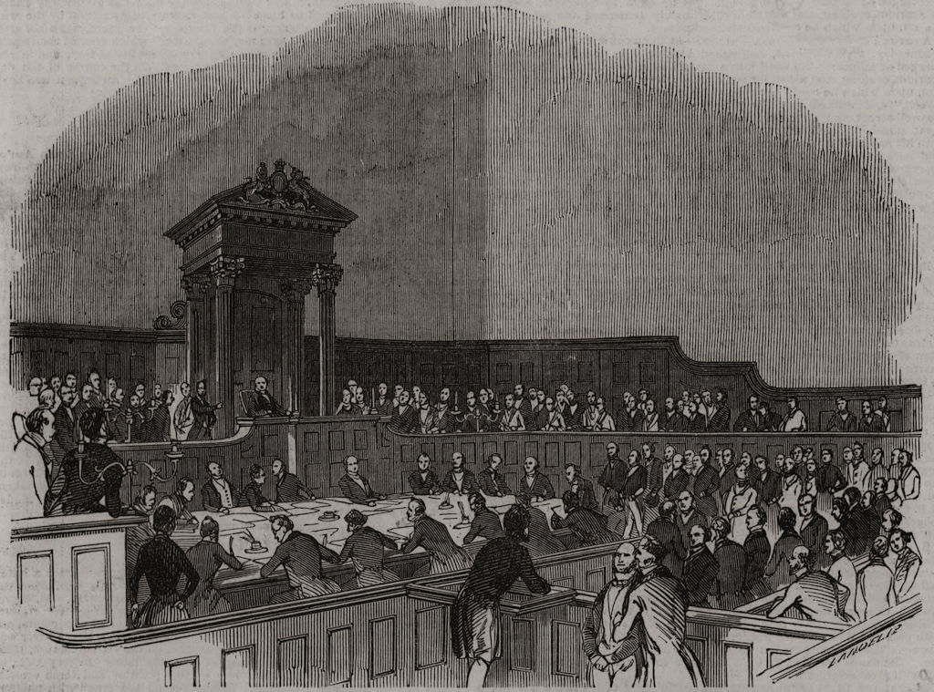 County meeting at Aylesbury, to address Queen Victoria. Buckinghamshire 1845