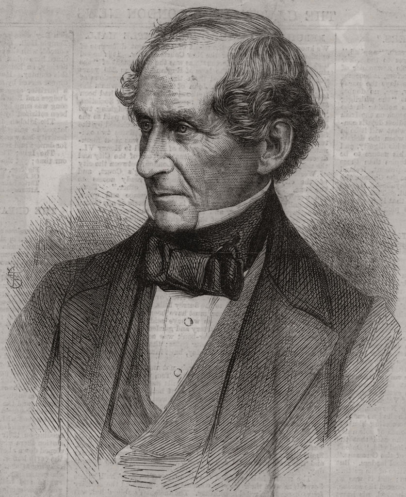 Associate Product The late Mr. William Ewart Gladstone, M. P. Portraits, antique print, 1869
