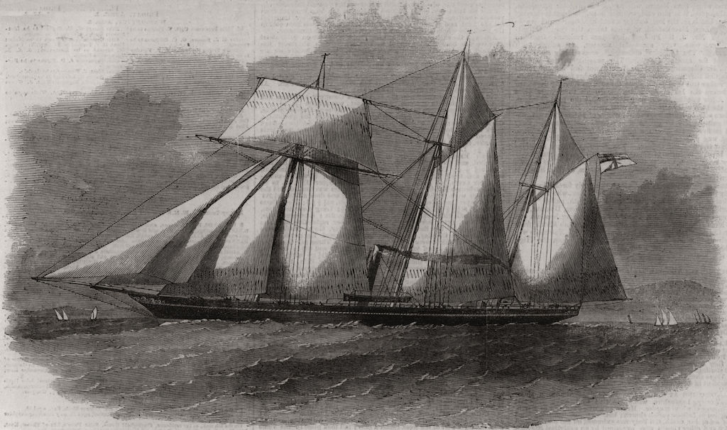" Emperor " Yacht. Gift of the British Government to the Emperor of Japan, 1857