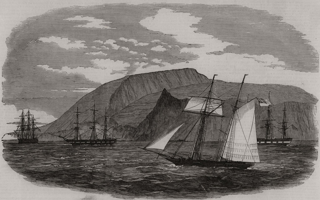Associate Product The northernmost Chincha (Guano) Island. Peru, antique print, 1850