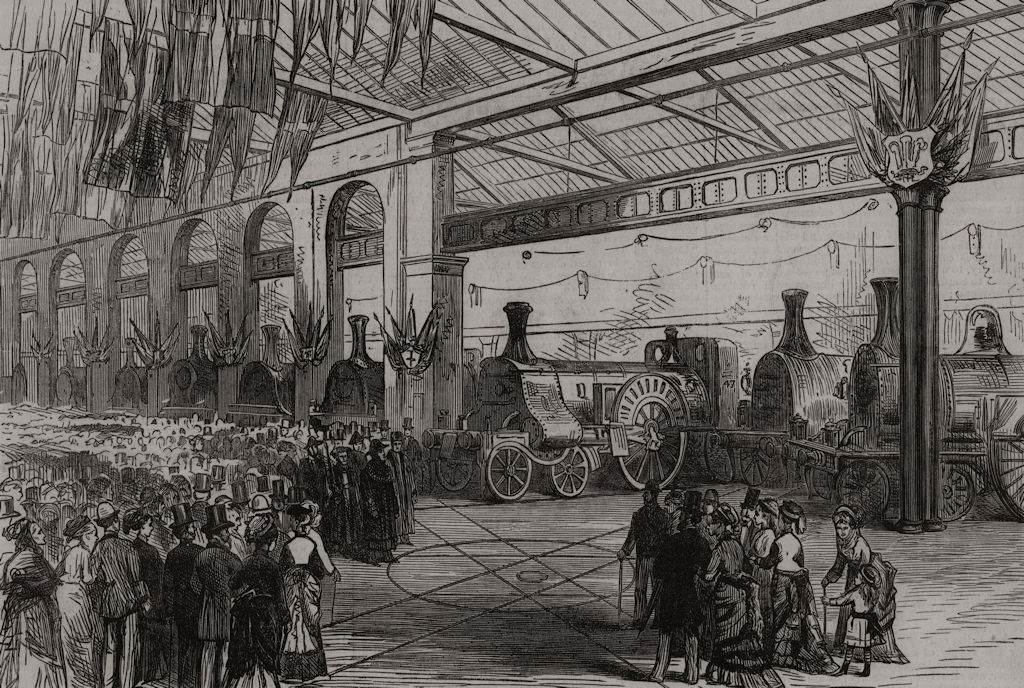 The Railway Jubilee at Darlington: The exhibition of locomotives. Durham 1875