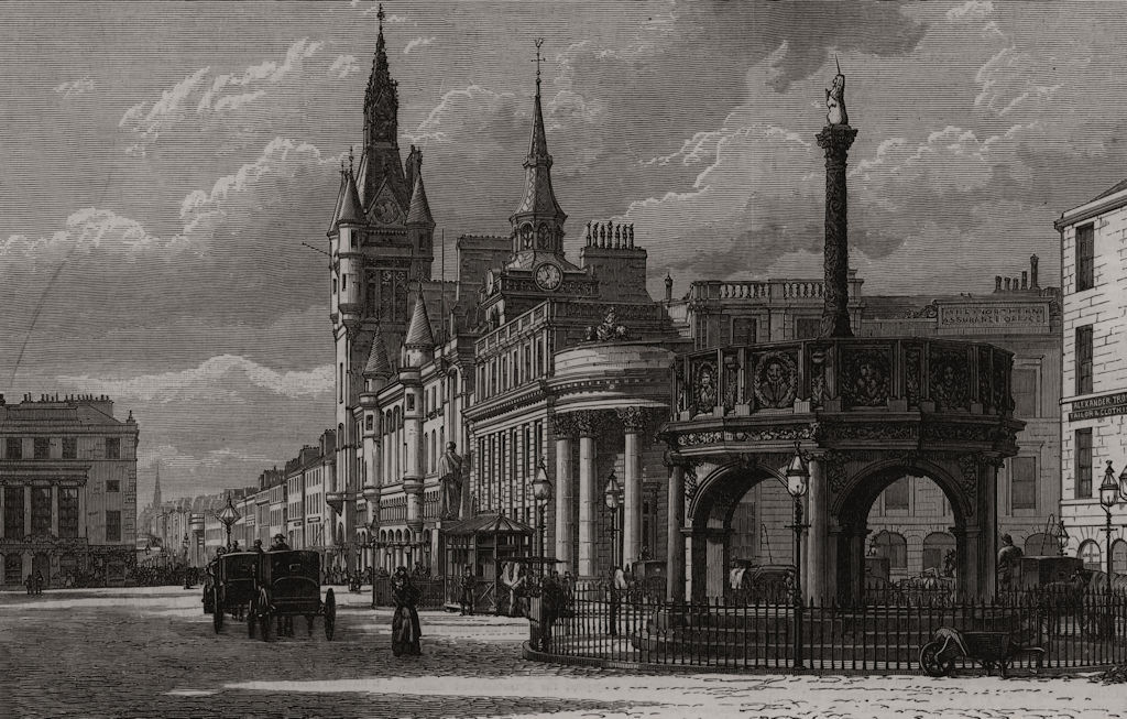 Castle-Street, Aberdeen: Meeting of the British Association. Scotland 1885