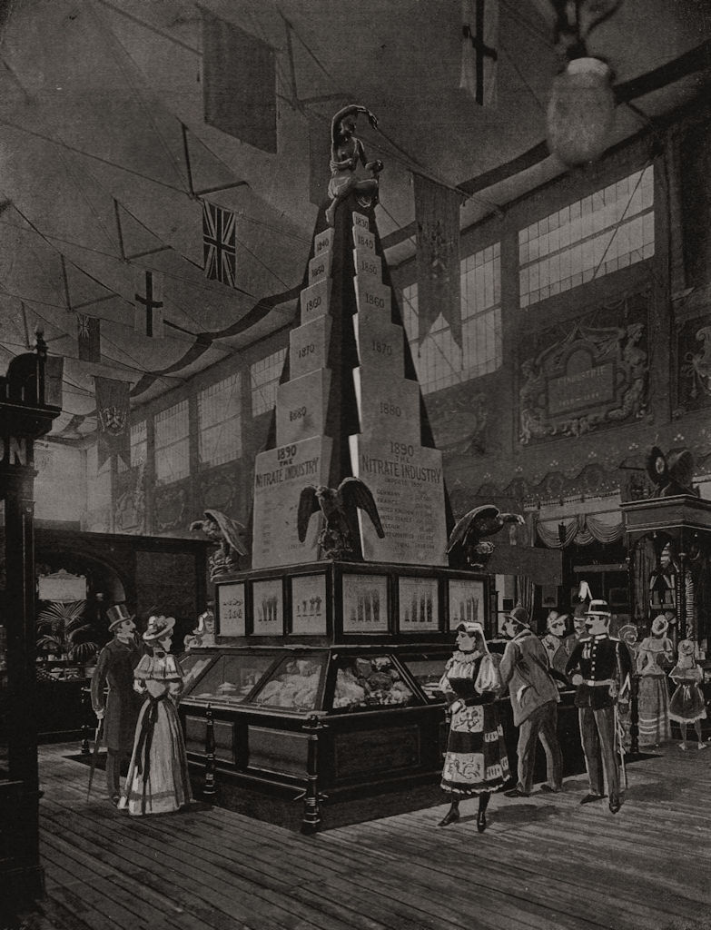 Associate Product The Permanent Nitrate Committee's Trophy. Antwerp, antique print, 1894