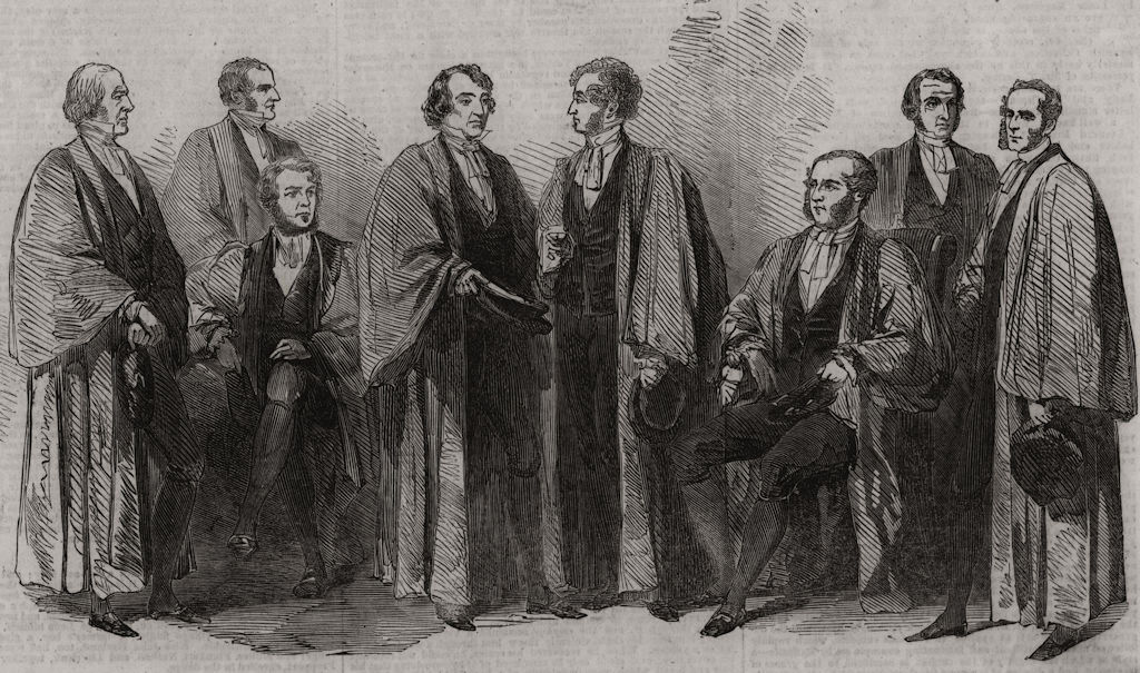 Civil Law Doctors, Oxford: Macaulay Walpole Disraeli Bulwer Lytton Napier 1853