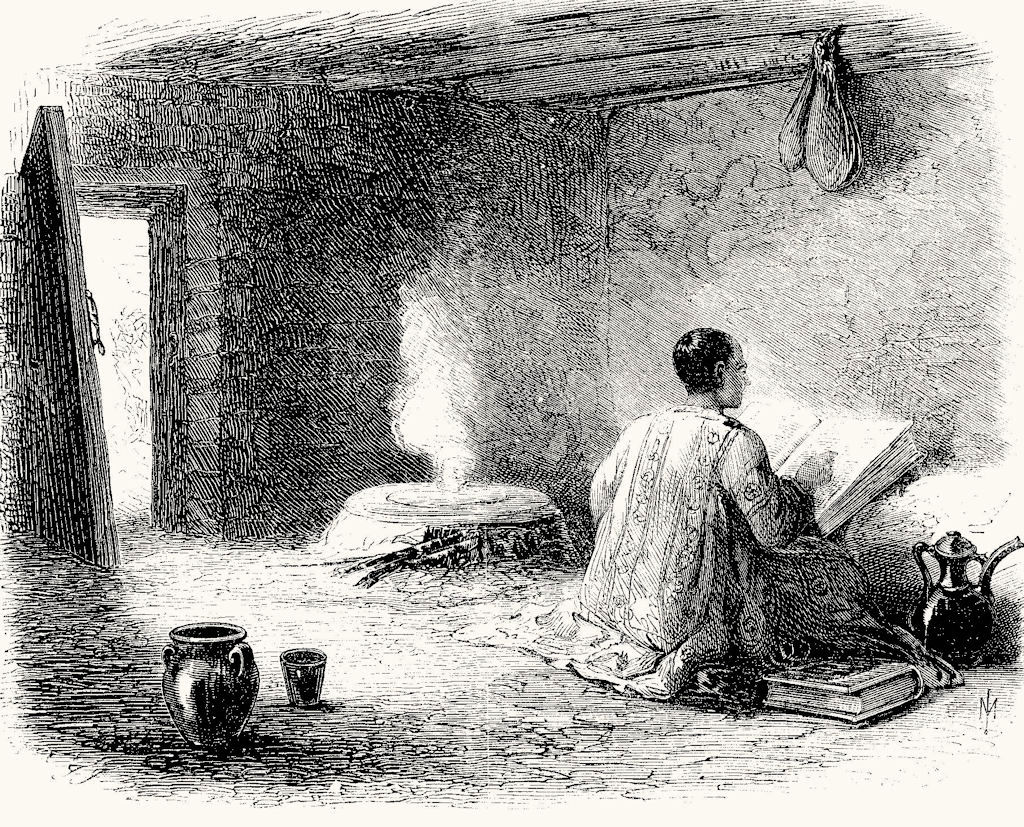 ETHIOPIA. Beatalehem(House of Bread), Church 1868 old antique print picture
