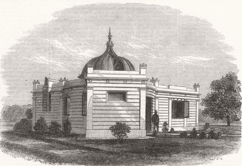 LONDON. Bishop's Observatory, Twickenham 1869 old antique print picture