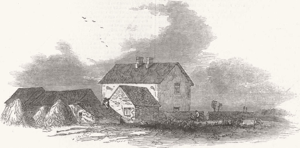 IRELAND. Back of the House 1848 old antique vintage print picture