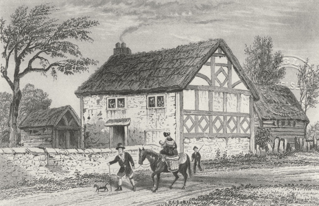 Associate Product SALVINGTON. Birthplace of Seldon. Sussex. DUGDALE.  1835 old antique print