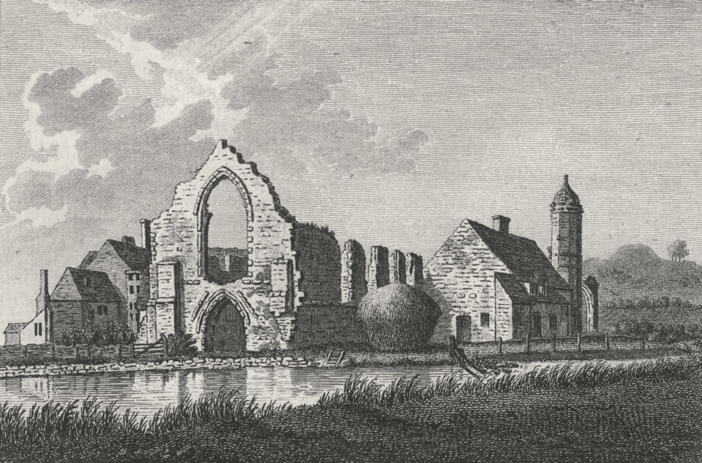 Associate Product WORCS. Dudley Priory, Worcestershire 1775 old antique vintage print picture