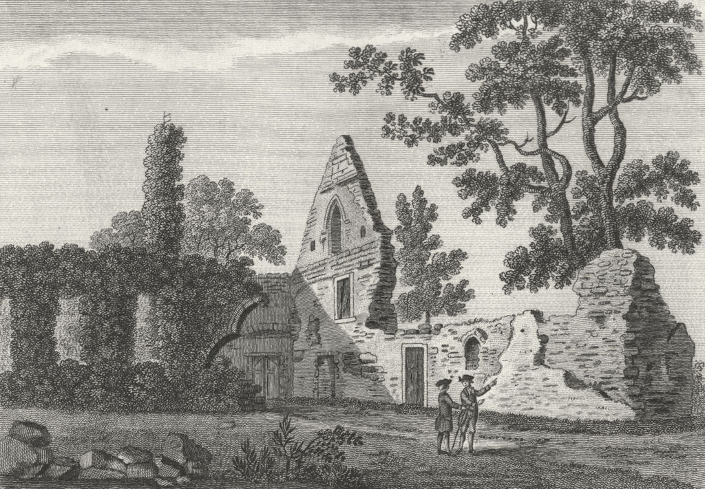 BUCKS. Burnham Abbey. Grose. Abbeys 1783 old antique vintage print picture