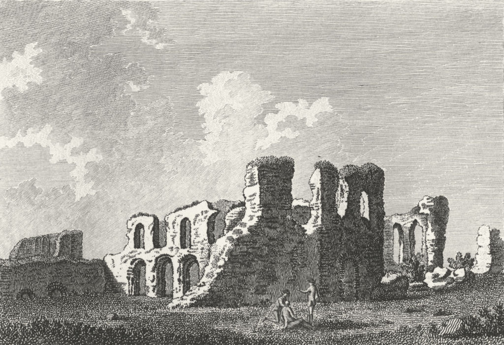 BERKS. Reading Abbey. Ruins Grose Antiquities 1783 old antique print picture