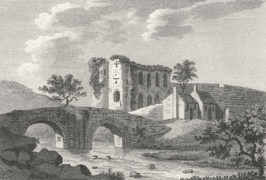 WALES. Brecknock Castle. Brecon. Grose 1783 old antique vintage print picture