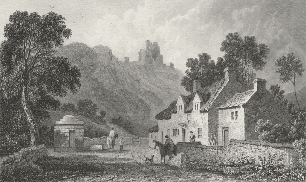 Associate Product WALES. Caergwrle, Flintshire. Gastineau 1831 old antique vintage print picture