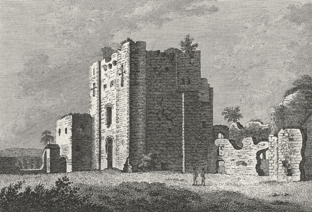 WESTMORLAND. Brougham Castle. Grose 1783 old antique vintage print picture