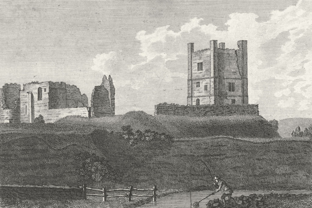 WESTMORLAND. Brough Castle. Grose. scan 1783 old antique vintage print picture