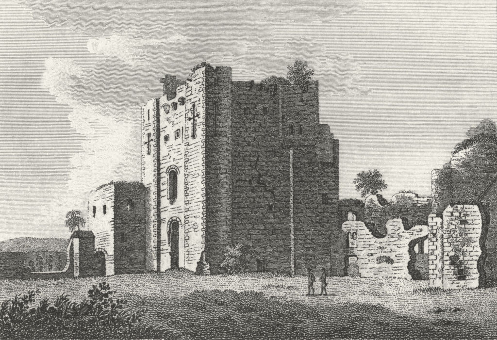WESTMORLAND. Brougham Castle. Grose 1795 old antique vintage print picture
