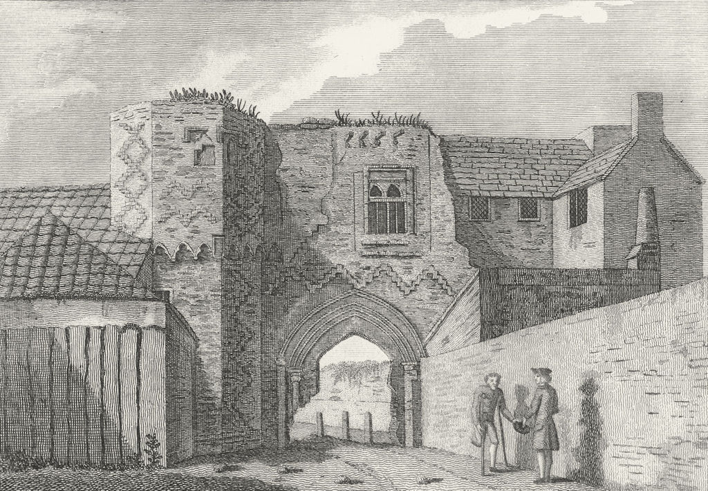 Associate Product Mddx. Gateway, King John's Castle, Oldford. 18C 1787 antique print picture