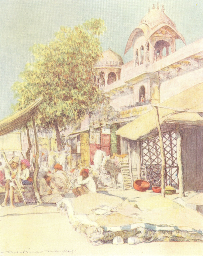 INDIA. Jaipur at noon 1905 old antique vintage print picture