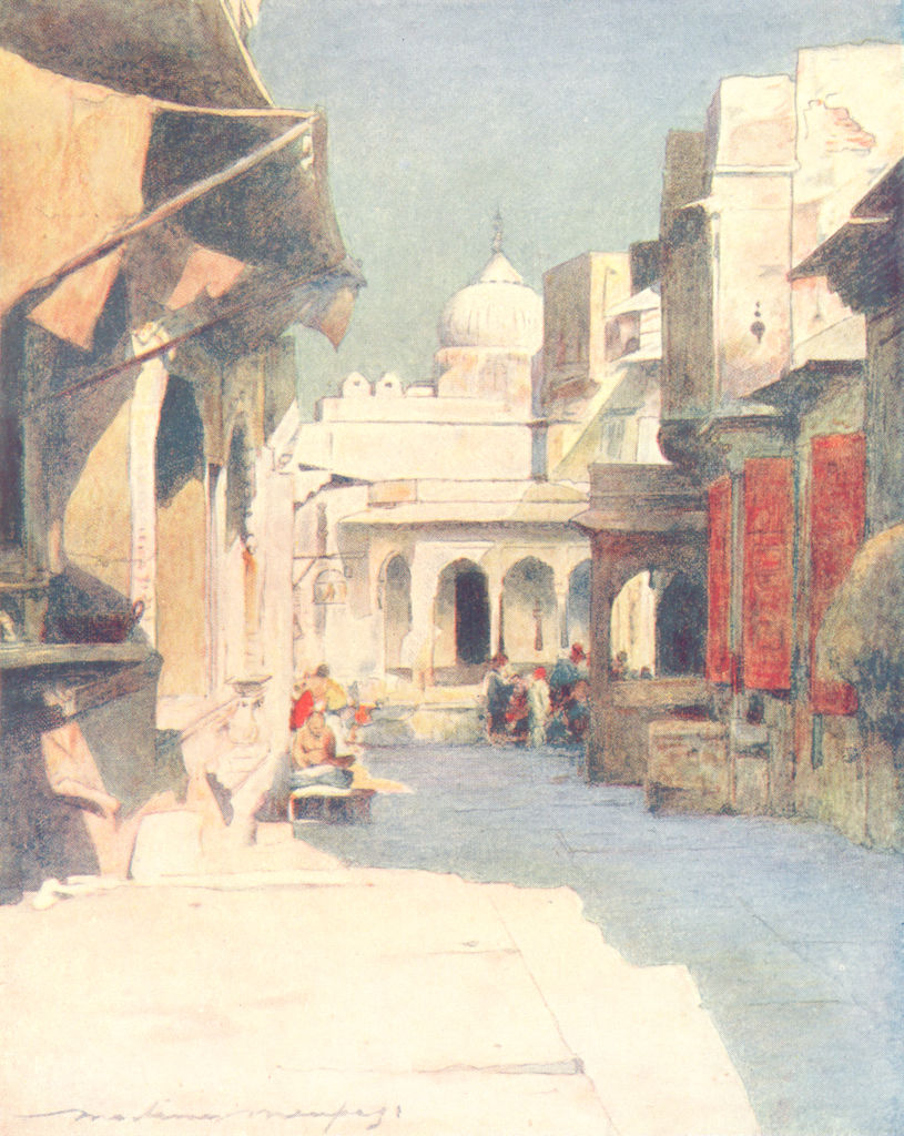 INDIA. Jaipur 1905 old antique vintage print picture