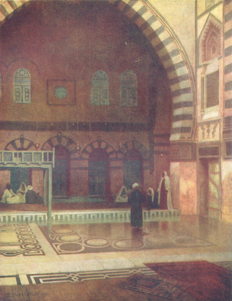 EGYPT.The House of Prayer 1912 old antique vintage print picture